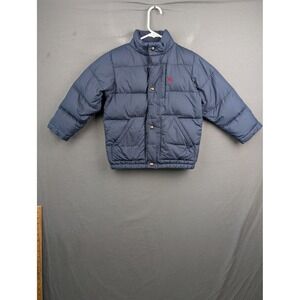 Polo Ralph Lauren Boys Navy Blue Puffer Jacket Size 5